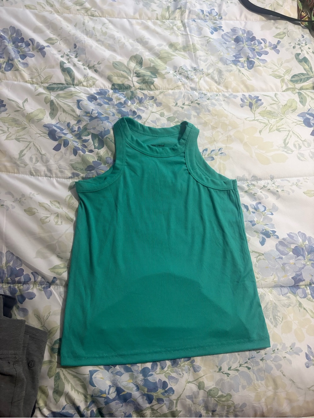 High Neck Tank Top - Teal